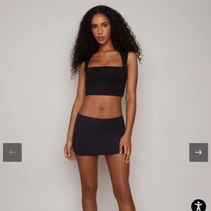 GUIZIO MICRO MINI STRETCH SKIRT